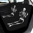 thumbnail image 3 of Pzuqiu Bone Skeleton Car Seat Covers Set Breathable Universal Full Surround Front Back Auto Seat Cover Easy to Install Front and Rear Split Bench Seat Covers for Cars for Most Cars Trucks, 3 of 7