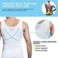 thumbnail image 5 of Compression Shirts for Men to Hide Gynecomastia Moobs Slimming Body Shaper Vest Abs Tank Top Undershirt, 5 of 7