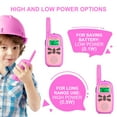 thumbnail image 4 of Walkie Talkies for Kids, 22 Channel Two-Way Radio Best for Kids Long Range 3 miles Handheld Outdoor Interphone/Portable Toy Radio Transceiver(2 Pack), 4 of 16