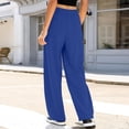 thumbnail image 3 of Women's Workwear Sweatpants Casual Loose Fleece High Waist Jogger Pants Ladies Sweatpants Casual Pants Yoga Pants Homewear, 3 of 4
