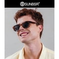 thumbnail image 3 of Gafas de Sol SUNBSR Retro Rectangulares para Hombre y Mujer, 3 of 8