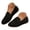 Black, variant on Women's Round Toe Loafers Comfortable Slip on Work Flats Shoes Womens Dressy Casual Walking Ballet Flat (Grey,9.5)
