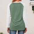 thumbnail image 4 of Godom Blouses for Women Fall Long Sleeves V Neck Tops Casual Knit Tunic Loose Fit T Shirt, 4 of 7