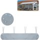 thumbnail image 1 of SZTXJ 3M Gray Garden Awning, UV Protection Storage Bag -Dustproof- Waterproof Against Snow and Rain, for Outdoor Garden Patio, Dust Protection, 1 of 4