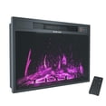 thumbnail image 1 of 24'' Electric Fireplace Insert,Fireplace Heater with Remote Control & Timer,750/1500W,3D Adjustable Flame, 1 of 6