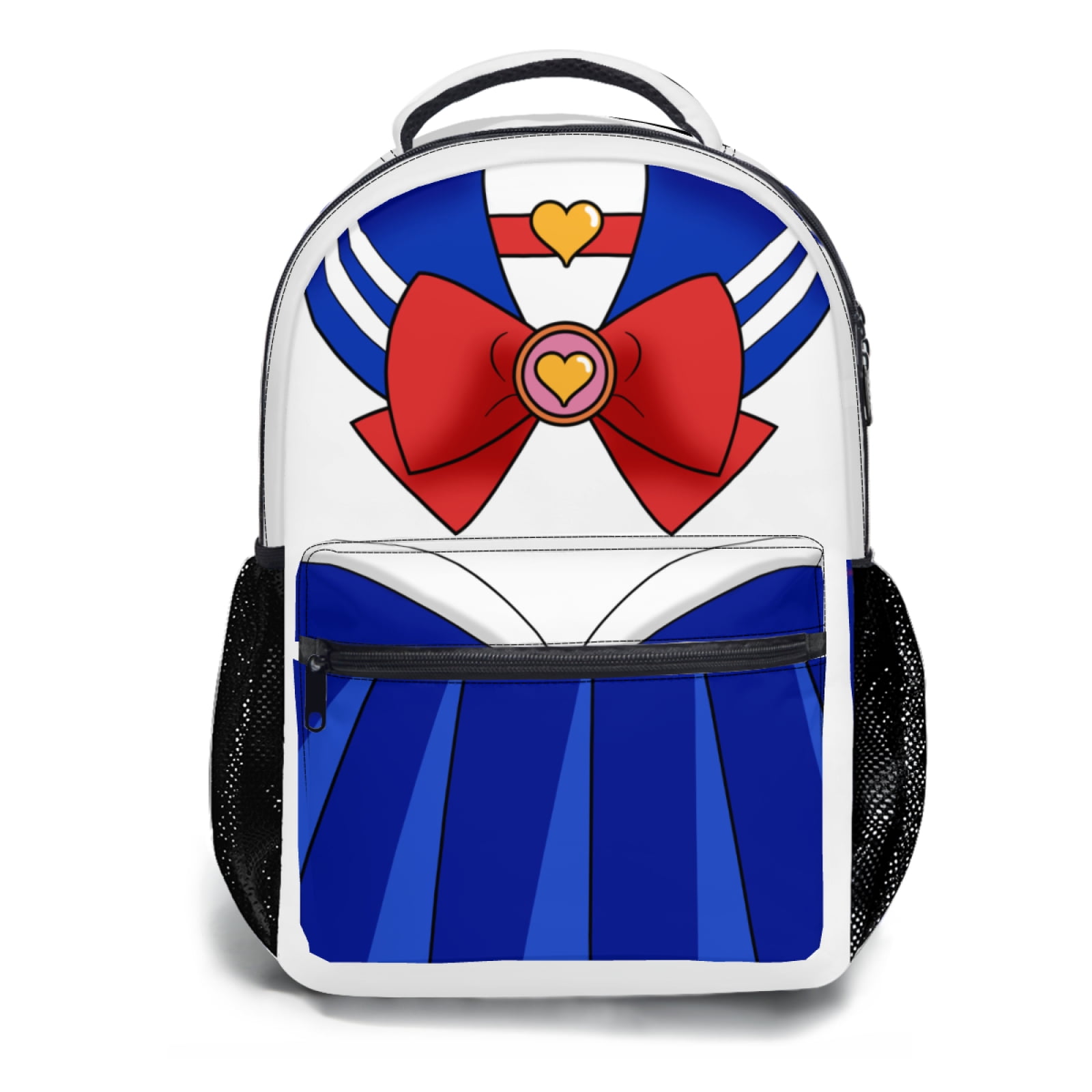 Anime-Inspired Multicolor Women\'s Backpack Anime World Miku Hatsune Full Size Backpack, School Bag with  main image 2