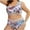 White, variant on Lovskoo Two Piece Swimsuit for Women Sleeveless Plus Size One Shoulder Ethnic Floarl Printed Swim Suits for Women 2024 Black 2XL