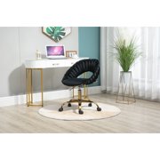 DeeHome COOLMORE Computer Chair Office Chair Adjustable Swivel Chair Fabric Seat Home Study Chair