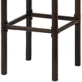 thumbnail image 5 of Best Choice Products Set of 2 Dual-Tone Outdoor Furniture Backless Wicker Bar Stools - Brown, 5 of 5