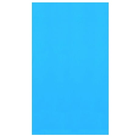 - Swimline 15 Foot Solid Blue Round Above Ground Swimming Pool Overlap Liner