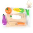 thumbnail image 1 of PENGXIANG Wooden Pretend Play Food Kitchen Toys Classic Cutting Cooking Set Kids HousePlay Educational Imitation Game Toys for Girls Boys, 1 of 6