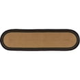 thumbnail image 3 of VHC Brands Dark Tan Rustic & Lodge Tabletop & Kitchen Wyatt Bear Stenciled Oval Jute Bedding Accessory, Runner 13x48, Brown, 3 of 6