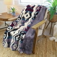thumbnail image 5 of Catalonia Aztec Throw Blankets for Couch, Aztec blankets and throws Southwest Decor for Home Outdoor Camping Tent Picnic Beach Travel 60 X 50 Inch, 5 of 6