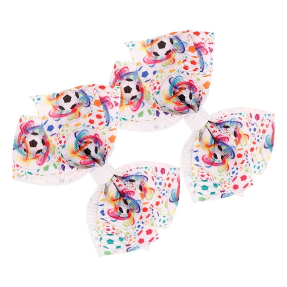 Hemoton 2pcs Cute Hair Clips Hair Bow Clip Decorative Sport Hair Clips Little Girl Hair Clips For Party