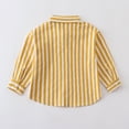thumbnail image 7 of alcepopk Boys' Long Sleeve Button Up Casual Dress Shirt(Yellow,6-7 Y), 7 of 7
