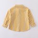 thumbnail image 5 of Gibobby Playera De Algodón Chaqueta de franela para niños pequeños, a rayas, de manga larga, con solapa y botones, para bebés, niños y niñas, camisa, abrigo, prendas de vestir(Amarillo, 4-5 Años), 5 of 5