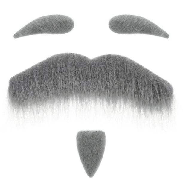 Nuolux Beard Costume Halloween Fake Grey Eyebrows Moustache Mustaches Kids False Beards Prop