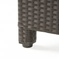 thumbnail image 6 of Noble House Cascada Outdoor Wicker Side Table, Brown, 6 of 9