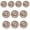 L-Khaki1, variant on 10Pcs Heart Button Round Metal Button with Hole for Sewing Craft Knitting Shirt Coat Sweater Jeans Cardigans Decoration