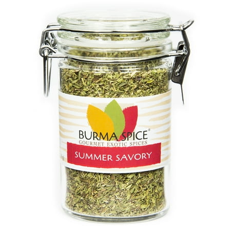 Burma Spice Summer Savory | Seasonal Herb | Perfect for Replacing Salt and Pepper in Fish Dishes 1 oz.