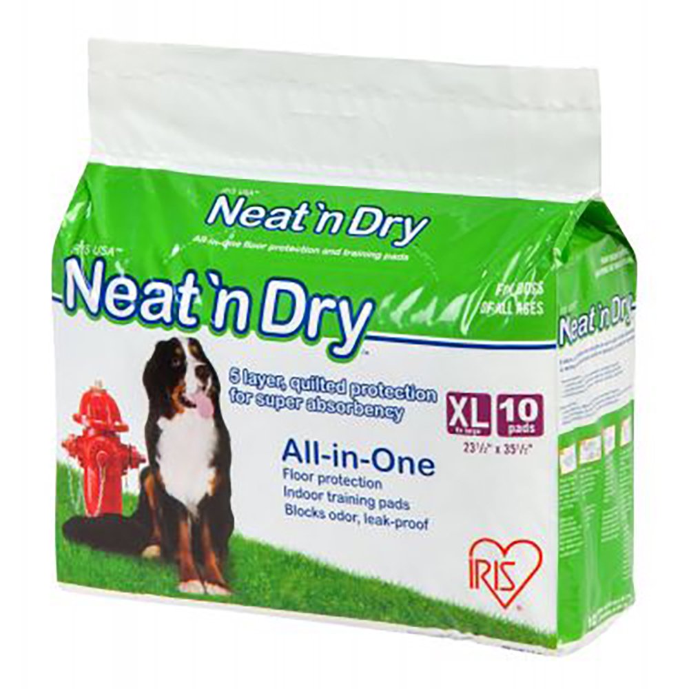 IRIS USA Neat 'n Dry Premium Extra Large Dog Potty Training Pads, 100