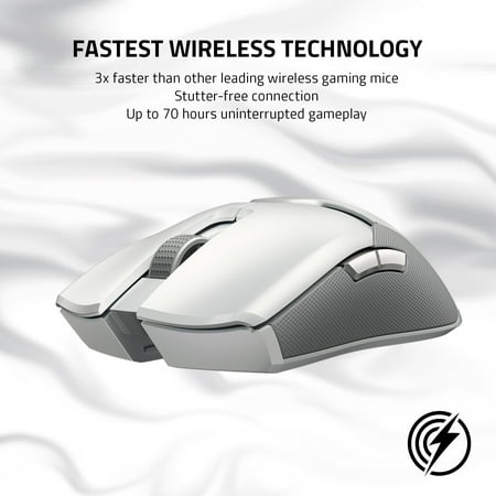 Razer - Viper Ultimate Ultralight Wireless Optical Gaming Mouse with Charging Dock - Mercury