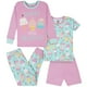 thumbnail image 1 of Gerber conjunto set 4 piezas pijama algodón bebe rosa azul 12-24 meses, 1 of 4