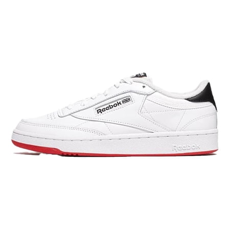 Mens Reebok CLUB C 85 Shoe Size: 10 Ftwwht - Chalk - Vecred Fashion Sneakers