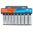 thumbnail image 1 of Apex Tool Group CSAS6N 0.37 in. Drive 6 Point SAE Deep Socket Set, Nickel Chrome - 9 Piece, 1 of 3