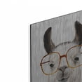 thumbnail image 2 of Luxe Metal Art 'Hip Llama III' by Victoria Borges, Metal Wall Art, 16" x 24", 2 of 9