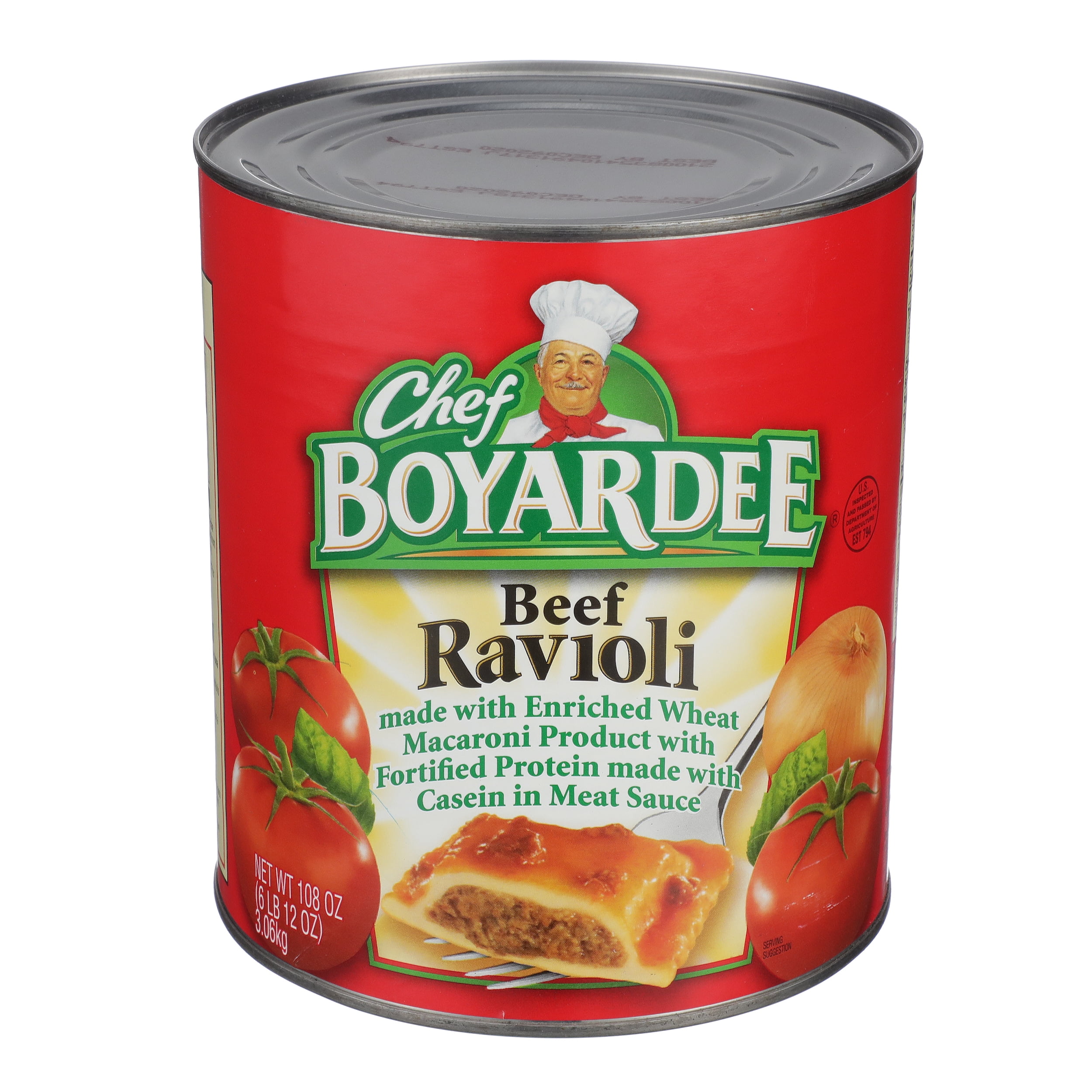 Chef Boyardee Beef Ravioli, 108 Ounce - Walmart.com - Walmart.com