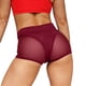 thumbnail image 1 of Gibobby Shorts Gym Mujer Pantalones cortos deportivos de yoga elásticos ajustados con costuras de malla de talle sexy para mujer(Rojo, XXXL), 1 of 3