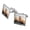 Silver, variant on Golden Gate Bridge San Francisco Square Cufflink Set - Silver or Gold