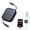 Black, variant on 240W retractable data cable with dual Type-C ports Fast Charging Data