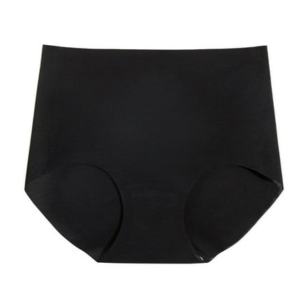 frariair Women s High-Waist Ice Silk Briefs Multipack  Breathable Cotton Anti-Chafing Seamless Panties for Everyday Comfort