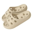 thumbnail image 3 of Lenago House Slippers for Women Quick Drying Non Slip Bath Slippers Shower Shoes Sandals with Drain Holes Summer Beach Sandals House Room Slipper, 3 of 7