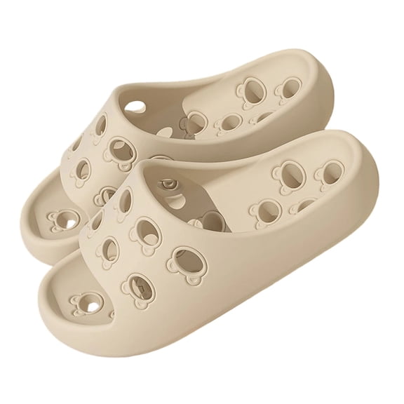 HBGVBA Unisex Shower Shoes Style Perforated Water Drainage Quickly Dry Odor Home Bathroom Indoor Lightweight Shoes 40