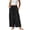 Black women wide leg linen pants a1, variant on Cotton Linen Wide Leg Flowy Pants for Women Summer Casual Elastic Waist Trousers with Pockets Loose Long Palazzo Pants Party Beach Work Lounge, Beige S