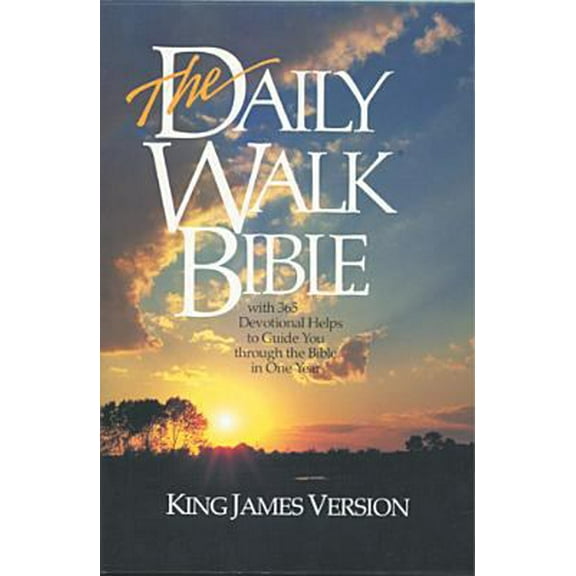 Pre-Owned The Daily Walk Bible: KJV (Paperback) 0842305041 9780842305044