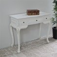 thumbnail image 2 of International Caravan Windsor Hand Carved Vanity Desk in Antique White, 2 of 4