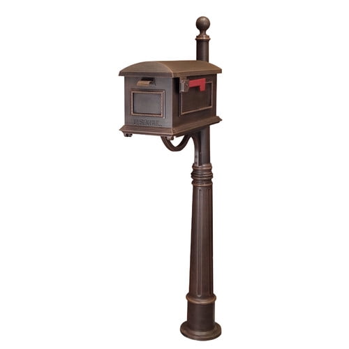 Special Lite Products Traditional Curbside Mailbox with Post Included by Special Lite Products