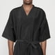 thumbnail image 5 of Salon Client Gown Robes Cape Hair Salon Hair Cutting Smock For Clients Kimono Style (Black), 5 of 6