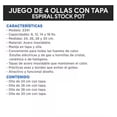 thumbnail image 3 of Ollas Stock Pot Espiral Hot Spot, Juego de 8 piezas Hot Spot Z341, 3 of 3