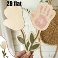 thumbnail image 1 of 2 Pack - Wooden Handprint Flower Craft Kit - Handprint Art Project, Mother'S Day Gift Idea, Home Decor Craft, Unfinished Wood Material, JKODE, 1 of 6