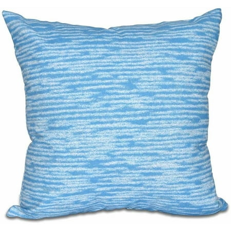 Simply Daisy 16" x 16" Marled Knit Geometric Print Pillow, Blue