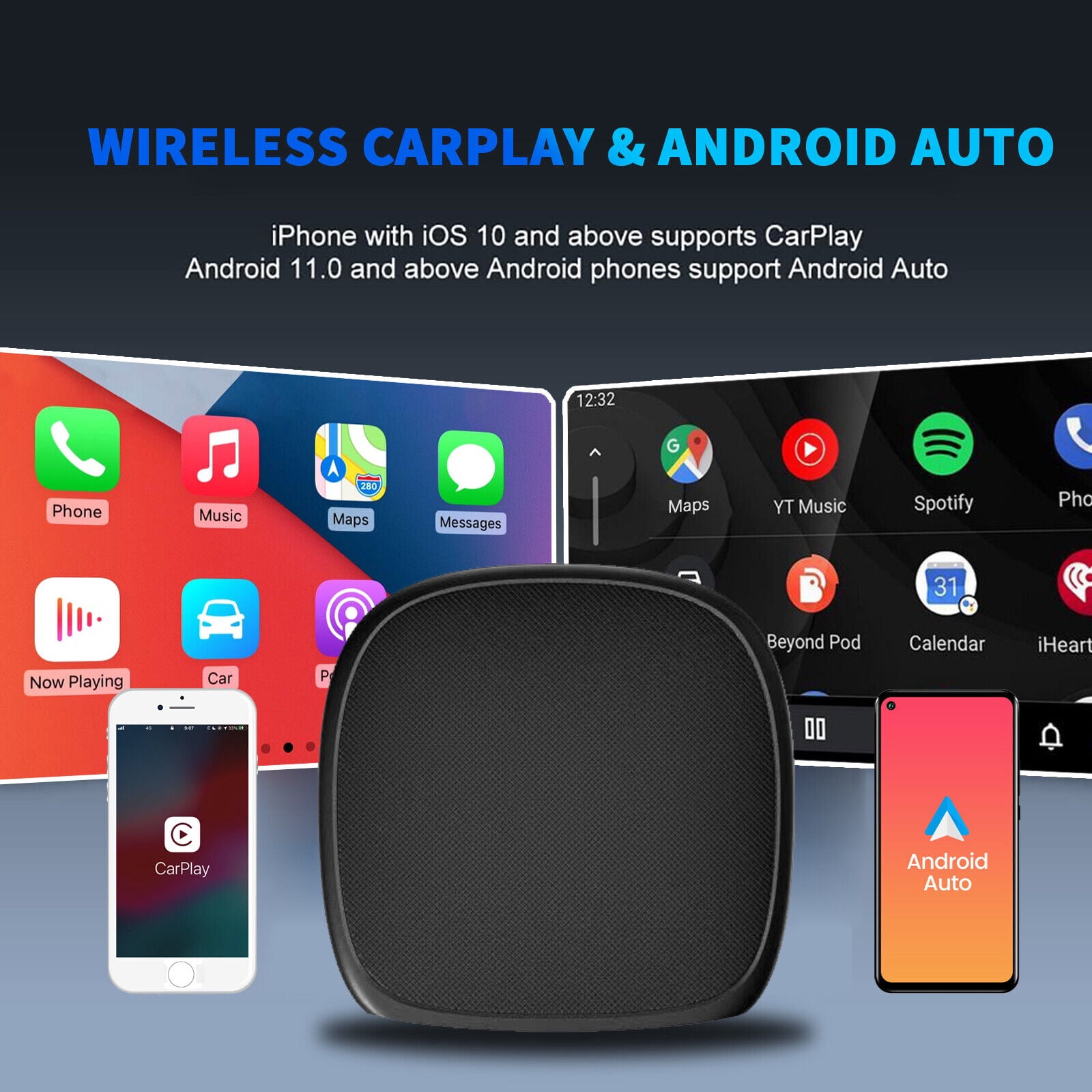 カーオーディオ CarPlay AI Box Android Auto android11 Android 11 CarPlay Ai Box Support Wireless CarPlay Wireless