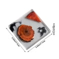 thumbnail image 4 of Xihbxyly Almohadilla de Resina para Tazas de Madera, Aislamiento Mejorado para Bebidas Frías y Calientes, Diseño Elegante de Resina y Madera, Colocación Estable y Segura, Decoración para Oficina y Ho, 4 of 7