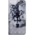 thumbnail image 2 of Case for Google Pixel 7 Case Wallet with Card Holders - Lovely Colorful Pattern PU Leather Flip Phone Case TPU Shell Folio Cover Women Men for Google Pixel 7 Dog Husky, 2 of 14