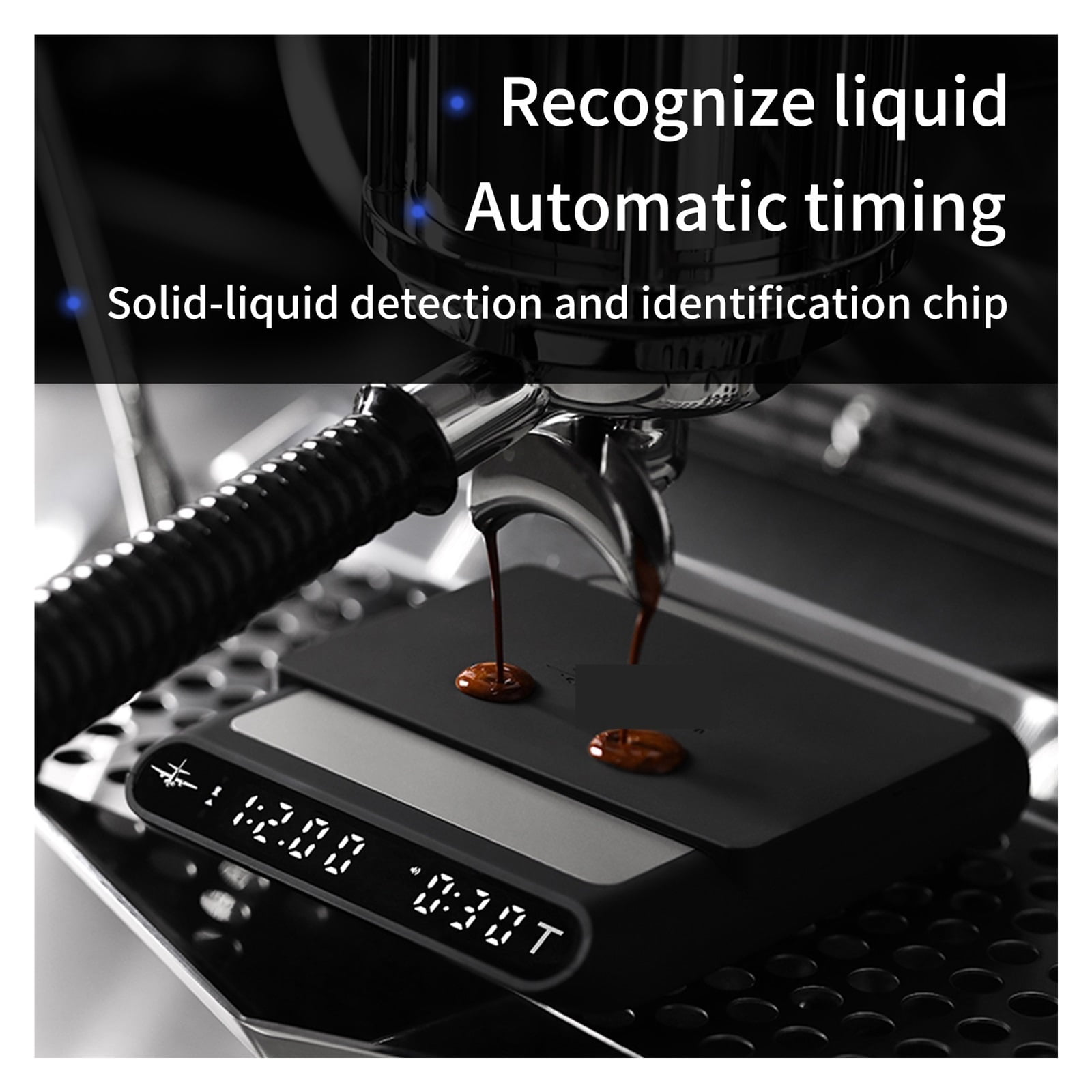 Intellint Electronic Coffee Scale With Automatic Timing Delicate Mini Kitchen Scales, Chic Home Barista Accessories