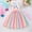 Pink, variant on Bellafa Toddler Tutu Dress Little Girls Ruffle Tulle Dresses Summer Party Princess Mermaid Sundress for 2-7Y